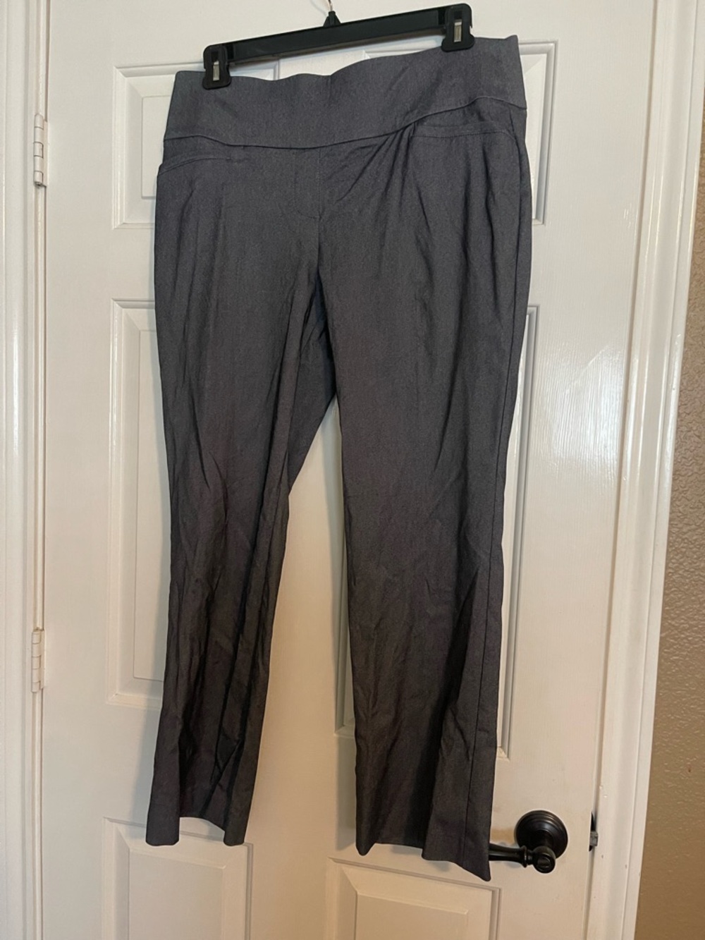 Nine West Charcoal Pull-On Dress Trousers